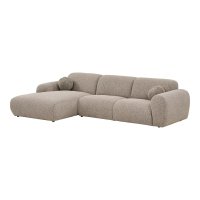 Canapea lounge Clyde gri, 109/177 x 300 x 75 cm - 4