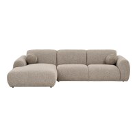 Canapea lounge Clyde gri, 109/177 x 300 x 75 cm - 5