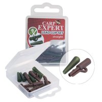 Set Montura Plumb Pierdut Carp Expert Lead Clip Straight, 6 bucati - 1