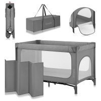 Patut pliabil Lionelo Jasmin Easy Fold gri - 8