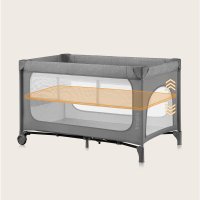 Patut pliabil Lionelo Jasmin Easy Fold gri - 10