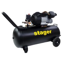 Compresor de aer Stager HM3100V-10, 100L, 10bar, 356L/min, monofazat - 2