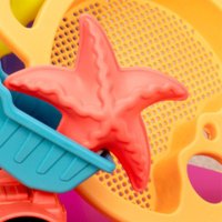 B.Toys Galeata Albastra cu 9 Jucarii pentru Nisip - 3