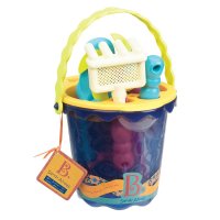 B.Toys Galeata Albastra cu 9 Jucarii pentru Nisip - 4