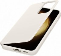 Husa Samsung Galaxy S23 Smart View Wallet, Crem - Protectie si Stil - 5