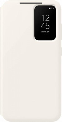Husa Samsung Galaxy S23 Smart View Wallet, Crem - Protectie si Stil - 1