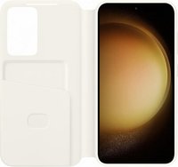 Husa Samsung Galaxy S23 Smart View Wallet, Crem - Protectie si Stil - 4