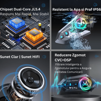 Cască Bluetooth CerCip Y12 Pro pentru Motocicletă, Intercom Dual, 20 Ore Autonomie, Rezistentă la Apă, Anulare Zgomot - 27