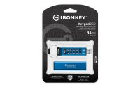 Kingston Keypad 200 Memorie USB de 16 GB, USB 3.2, Albastru - 15