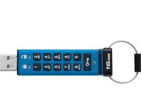 Kingston Keypad 200 Memorie USB de 16 GB, USB 3.2, Albastru - 2