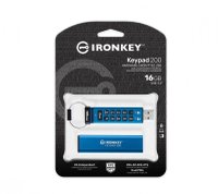 Kingston Keypad 200 Memorie USB de 16 GB, USB 3.2, Albastru - 8