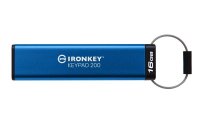 Kingston Keypad 200 Memorie USB de 16 GB, USB 3.2, Albastru - 9