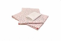 Lenjerie pat copii 4 piese Baby Bear roz KidsDecor din bumbac 63x127 cm 110x125 cm - 8