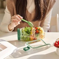 Caserola alimentara cu capac etans, reutilizabila, fara BPA 1l - 1