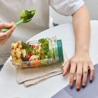 Caserola alimentara cu capac etans, reutilizabila, fara BPA 1l - 5