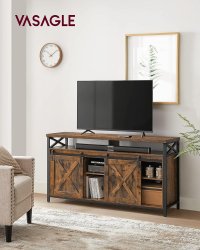Comoda TV, Vasagle, Maro-Negru, 147x40x76 cm - 1
