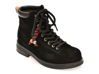 Ghete dama GRYXX 590008, negre, din piele intoarsa - 1