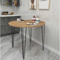 Masa de bucatarie rotunda Homs, 70x70 cm, A0047 - Design elegant si compact - 1