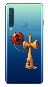 Kendama profesionala, Bila din lemn, Samurai + Sticker pentru telefon, 55KD - 8
