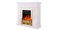 Semineu electric Rodos & Galileo gold, Art Flame, 1000x1034x300 mm, 2000W - 2