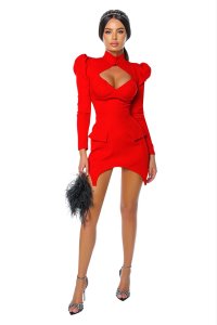 Rochie Mini Eleganta Red Affair - 1