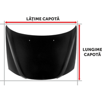 Folie Capota Auto "Hood Art" rezistenta la exterior, marime - 1