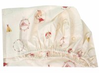 Set Cearceafuri Mici Indieni pentru Patut Bebeluș 60x120 cm din Bumbac cu Elastic - 1