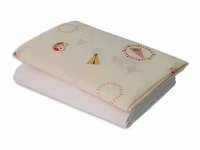 Set Cearceafuri Mici Indieni pentru Patut Bebeluș 60x120 cm din Bumbac cu Elastic - 4