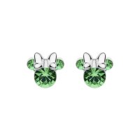 Cercei Disney Birthday Minnie Mouse luna August - Argint 925 si Cristal - 1
