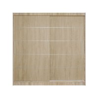 Dulap CORFU 03, usi glisante, sonoma, 200x60x200 cm - 1