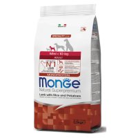 MONGE Superpremium Monoprotein Adult Mini cu Miel si Orez pentru Câini XS-S, 2.5kg - 2