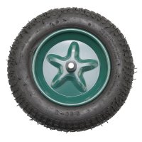 Roata roaba - Universala - ax subtire 14mm - mixt -dimensiuni 3.50-8 4PR" - 1