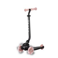 Trotineta pentru copii QPlay Sema EVO Roz 6 in 1 multifunctionala cu scaunel, maner telescopic parental, inaltime ajustabila, cadru din aluminiu, greutate admisa 50 kg - 5
