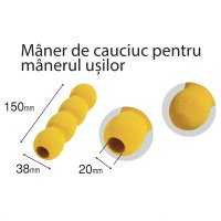 Protectie clanta din spuma Car Boy Safety galben - 1