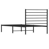 Cadru de pat metalic elegant cu tablie - 8
