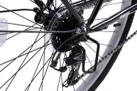Bicicleta City Classic, Echipare Linie Carpat, 21 Viteze, roti 26 Inch, fV-Brake, Rich R2632A, Negru - 7