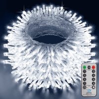 Instalatie de Craciun cu telecomanda, 500 LED-uri, 50m, IP44, pentru exterior - 1