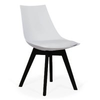 Scaun modern BUC 245 alb pentru living - 1