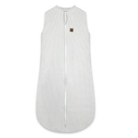 Sac de dormit TEDDY MimiNu Soft, Premium, Bumbac Interlock, Oeko Tex, Fermoar, 3-12 luni, 2.5 Tog, Soft Grey - 1