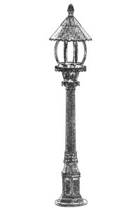 Lampadar de exterior Baraka Maro 100x20 cm - 2
