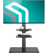 Suport TV Onkron TS5550-B pentru Televizoare de 32-65 Inch, Reglabil si Pivotant, Capacitate 40 Kg, VESA 600x400, Negru - 1