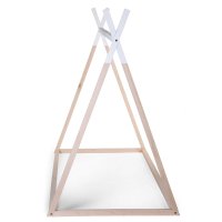 Cadru pat Tipi Childhome 90x200 cm lemn natural alb - 2