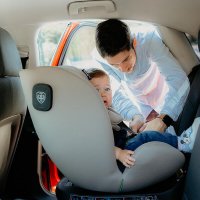 Scaun auto rotativ Coccolle Nova iSize, Isofix, 40-150 cm, 0-12 ani, R129, Top Tether, Diamond Black - 13