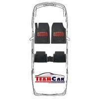 Audi A4 B8 Allroad Covorase Auto TeamCar® Tip Tavita Compatibile (2009–2016) Red - 1