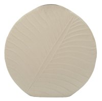 Vaza rotunda Mauro Ferretti Dune, crem, din fier, 41,5 x 12 cm - 1