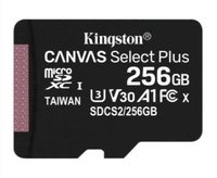 Card MicroSD Kingston Canvas Select Plus 256GB UHS-I Class 10 cu Adaptor SD - 1