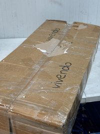 Masa de Toaletă cu Oglindă LED Tactilă, Rafturi și Sertare – MDF + Lemn Masiv, Alb/Gri, 100x120x40 cm - 1