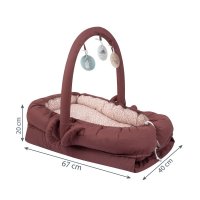 Suport somn multifunctional anti-reflux SeviBebe Flowers - 2