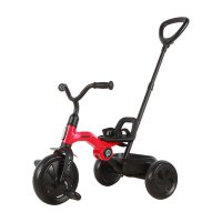 Tricicleta pentru copii Qplay Ant Plus Rosu (2023) cu roti din spuma EVA, pliere compacta, cosulet pentru jucarii de la 2 ani pana la 25 kg - 2