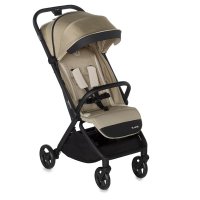 Carucior sport, Jane, Clap, Sistem compact de pliere care permite transportul caruciorului la bordul aeronavei, Cadru din aluminium, De la nastere pana la 26Kg, Conform cu standardul european EN 1888-2:2018+A1:2023, Desert - 1